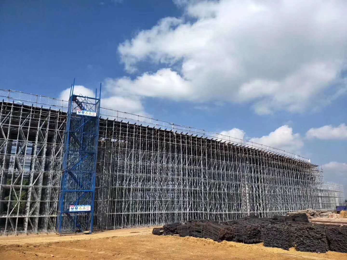 盤扣腳手架搭建周期短，經濟效益好！